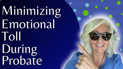 Handling the emotional toll of a probate real estate sale is difficult, which is why I have lots of tips and suggestions for you in this video.